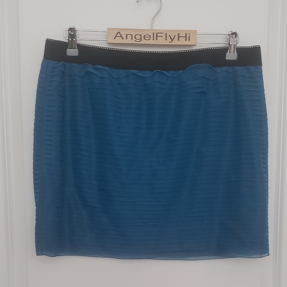 Blue Mini Skirt - Picture 1 of 4